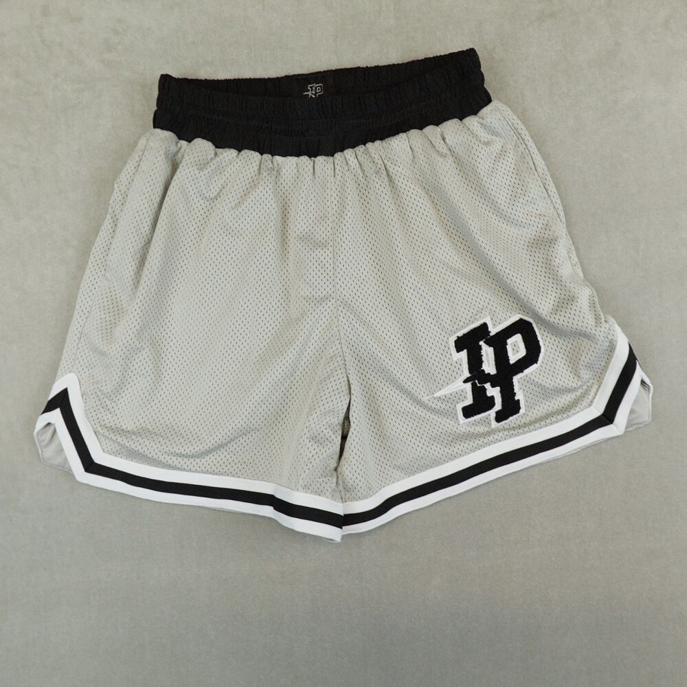 Inaka Power Shorts Mens Gray Mesh Athletic Basketball Size Small